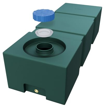 Varile 120L NEO Serbatoio per acqua potabile | Resistente al trasporto | Adatto per alimenti | Per barca - camper - rimorchio (verde)