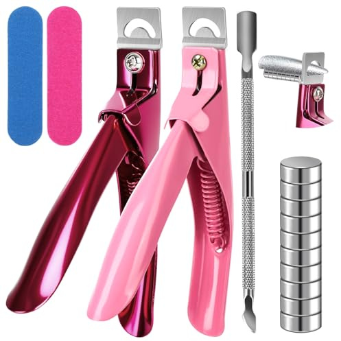 Coupe Capsules Ongles en Acier Inoxydable - Convient pour les Ongles Acryliques, Ongles Artificiels, Ongles en Gel, Réparez les Ongles des Mains et des Pieds
