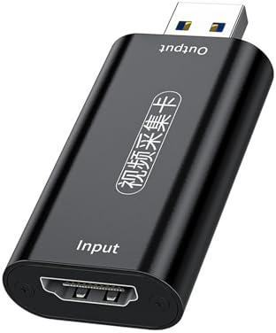 Fahoujs 1080p/4k Video Cattura Schede USB 3.0 Video Grabber Per Non Richiesta di Alimentazione Captures Card