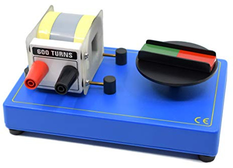 EISCO Rotating Magnet - for Electromagnetic Induction - for Exploration of Faraday's Law, Magnetism & Lenz's Law