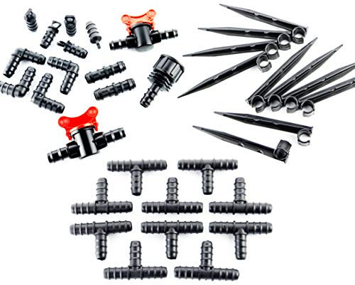 Aqua Control Pack Básico de Accesorios de 16 mm. para Todo Tipo de riego por Goteo o Gota a Gota