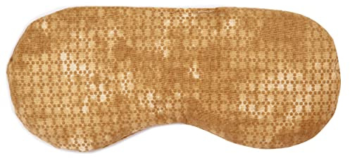 Cuscino per gli ogli – Lavanda e semi di lino – batik oro - per rilassare, per riscaldare, per raffreddare o per lo yoga