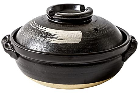 DOITOOL Ceramic Stew Pot with Lid - 900Ml Nonstick Clay Cooking Casserole Pot for Soups, Stews, Rice, and Bibimbap - Assorted Color