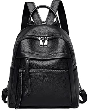 VVHUDA Sac à Dos en Cuir pour Femme Sac à bandoulière décontracté Sac à Dos pour Dames et Filles Small Gift