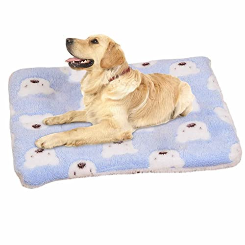 higyee Couverture apaisante pour Chat - Couchage Moelleux en Flanelle pour Animaux Compagnie | Couchage Doux et Chaud Lavable en Machine pour Chiens Chats Froides journées d'hiver