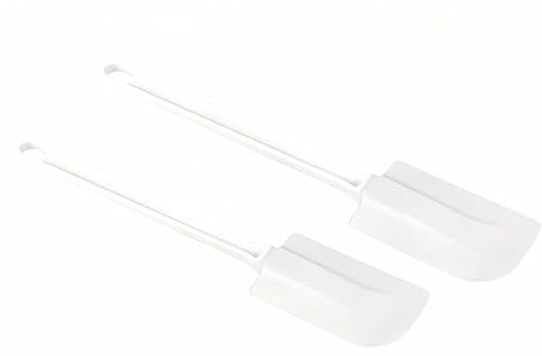 Spatola professionale in silicone – 2 pezzi pasticceria in gomma resistente al calore, raschietto flessibile e antiaderente per miscelare, mescolare e raschiare in cucina
