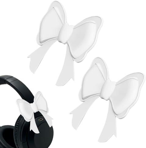 Accesorios de fijación para Auriculares, elástico con Abrazadera, Accesorio de para decoración de Auriculares, para Jugar, Viajar, Escuela, Mujeres, niñas, Adolescentes, Estudiantes