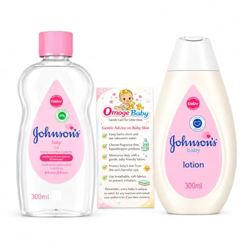 Baby Oil & Lotion Duo Baby Skincare Set Calming Bath Time Skincare Routine for Infants and Toddlers