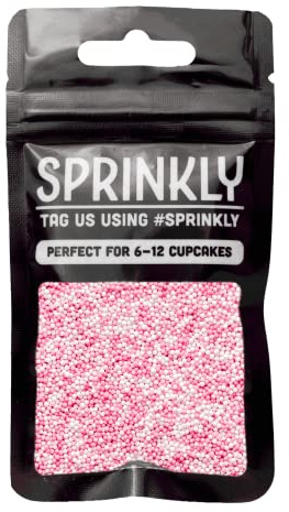 SPRINKLY - Matt 100's & 1000's - Pink & White - 30g
