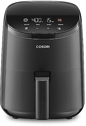COSORI Air Fryer 2.1 QT, Small & Mini 4-in-1 airfryer Ideal for Simple Meals and Snack, Easy to Leftover Food to Crispy, Up to 97% Less Oil, 30 In-App Recipes, Nonstick & Dishwasher-Safe Basket