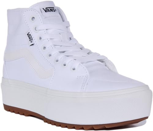 Vans Damen Filmore Hi Tapered Platform ST Sneaker, Canvas White, 38 EU