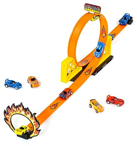 MOLTO | Ultimate bilbana med Looping och en bil | Looping Track 360 grader | Lekparkering | Utbildningsleksaker för barns utveckling | Från 3 år gammal