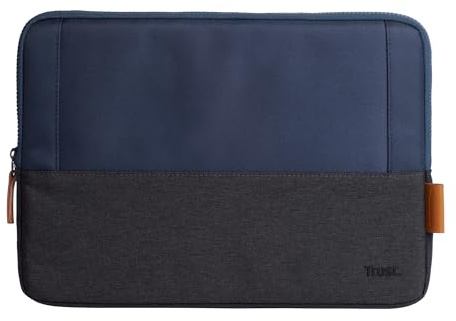 Trust Lisboa Custodia PC 13.3, Borsa Porta PC Donna Uomo Viaggio, Blu