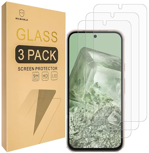Mr.Shield 3-Pack Tempered Glass Screen Protector for Google Pixel 8a