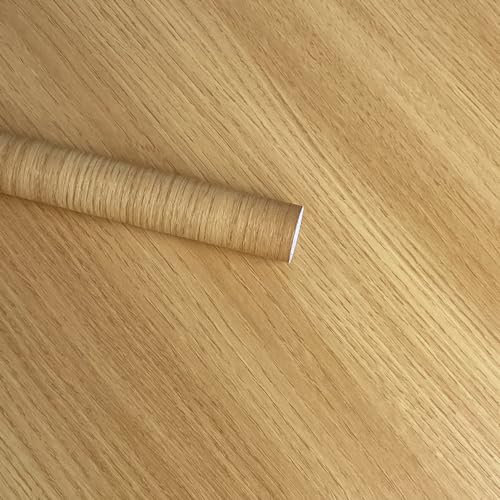 YIHAKIDS Selbstklebende Tapete Holzoptik, Holztapete, Klebefolie Möbel, Möbelfolie, Klebetapete, Möbelaufkleber, Dekofolie, PVC Wasserdicht Selbstklebefolie für Wände, Möbel, Küch (45cm x 3m)