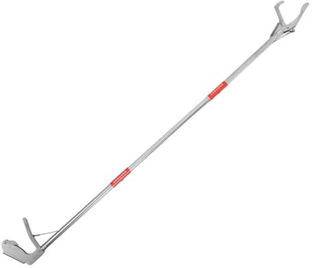 Parliky Schlangengreifer-schlangenzange Lange Schlangenzange Schlangensammler Schlangen-müllklammer Aal Klemme Klapperschlangenfänger Schlangengreiferstange Rostfreier Stahl Silver