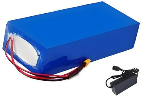 GNIUBBDB 72V 30Ah 20S4P E-Bike Lithium Ion Battery Pack with Charger Built-in BMS Protection Ideal for 200-1600W Electric Bicycle Motor XT90 Plug