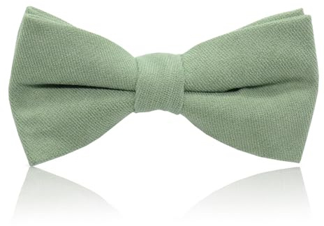 THXFUNAREA Noeud Papillon Homme Vert, Enfant, Polyvalent Attache pour les Fêtes et les Bals