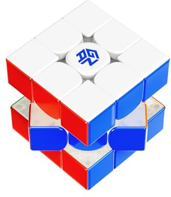 GAN 16 Maglev MAX Speed Cube 3x3, Magnético Profesional Cubo, Ajuste Digital de la Tensión, Juguete Educativo para Niños y Adultos, 2025 Peak Flagship(UV Coated)
