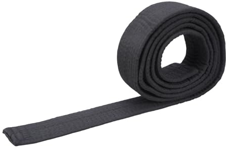 YUOIUX Cinturón de karate de 180 cm y taekwondo, cinturón blanco, cinturón largo y suave, cinturón negro para niños