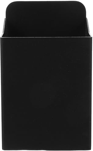 Tofficu Beer Cap Catcher Wall-mounted Storage Bucket Iron Black | Milk Bottle Holder Doorstep Insulated, Ample Capacity for Caps, Sleek Organiser for Small Items