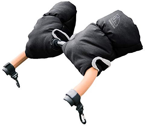 Eisbärchen Handwärmer Kinderwagenmuff Universalgröße (GM grau-meliert)