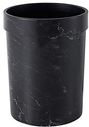 Liushop Einbau-Abfallsammler Nordischen Stil Wohnzimmer Schlafzimmer Hotel Kreative Mülleimer Badezimmer Küche Müll Abfall- und Recyclingsystemkasten (Color : Black, Größe : 7L -26.2cm)