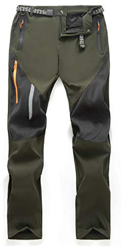 Freiesoldaten Herren Draussen Leichte Hose Schnell trocken Wandern Jagd Angelhose mit Gürtel