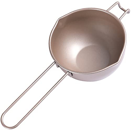 KUCOCOSNEH Butter Coffee Milk Warmer Mini Melting Pot with Spout Carbon Steel Pink