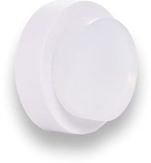 EVI Herrajes | Fermaporta adesivo per parete/maniglia | 24 x 14 mm | Acciaio Inossidabile - Laccato Bianco | Include vite + tassello di fissaggio | Mod. 04020524TPMBL