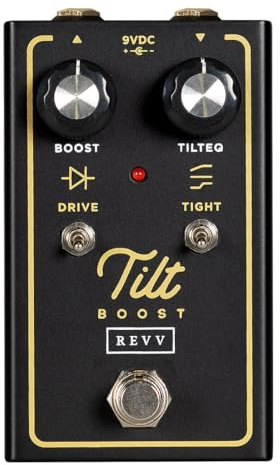 Revv Clean Boost Guitar Effects Device 3-Way Tight Switch True Bypass Tilt EQ