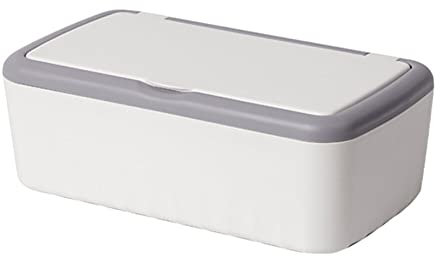 Feuchttücher Box, Baby Feuchtes Toilettenpapier Aufbewahrungsbox, Taschentuchhalter Kunststoff Feuchttücher Spender, Spenderhalter mit Deckel Serviettenbox für Zuhause Büro