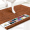 Muddy Mat® AS-SEEN-ON-TV Highly Absorbent Microfiber Dog Door Mat and Pet Rug, Non Slip Thick Washable Area and Bath Mat Soft Chenille for Kitchen Bathroom Bedroom and Indoor - Orange Large 35X24