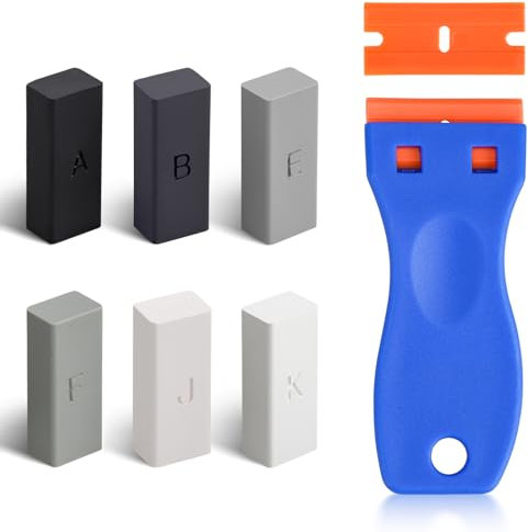 Lot de 6 Kit de Réparation de Cire dure, Cire de réparation de meubles pour Bois/Carrelage/Parquet/Laminé/Vinyle/Linoleum, Mastic de Cire pour les Rayures et les Trous tous les Meubles en Bois, Sol