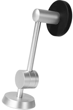 MotiveTech Soporte de Filtro de Aluminio Puck Espresso, Organizador de Superficie Lisa, Rotación Ajustable, Apto para Oficina Y Cocina, Plata, tal como se describe