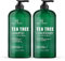 Botanic Hearth Tea Tree Shampoo and Conditioner Set - with 100% Pure Tea Tree Oil, for Itchy and Dry Scalp, Sulfate/Paraben Free - for Men and Women - 16 fl oz each