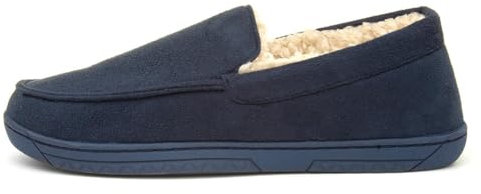 The Slipper Company Mens Navy Full Slipper - Size 10 UK - Blue