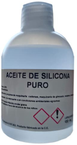 Aceite de Silicona. Envase 100 mL. Lubricante multiusos de alta efectividad.