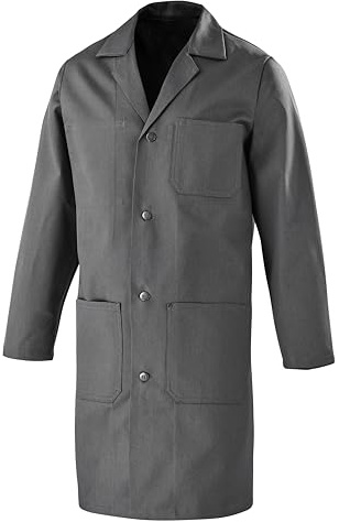 Cepovett - Blouse de Travail à Boutons 100% Coton spécial Industrie Essentiels 4XL - Gris