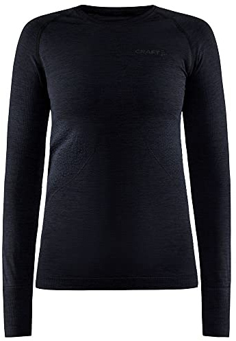 Craft Core Dry Active Comfort Langarm Oberteil Damen schwarz