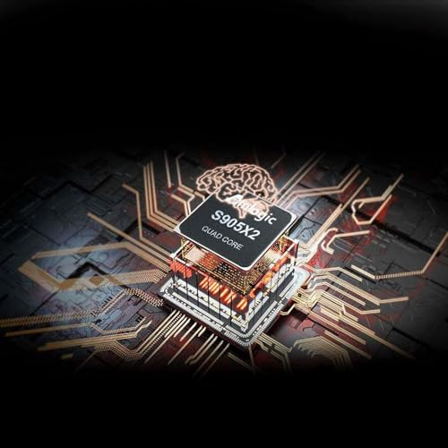 ZXNQ Caja Multimedia Android 10.0 para televisión (4K, S905X2 Quad Core Cortex-A53) con Control Remoto por Voz,2+16GB