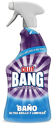 Cillit Bang Bagno Ultra Shine, potente detergente per il bagno, formato spray, 750 ml