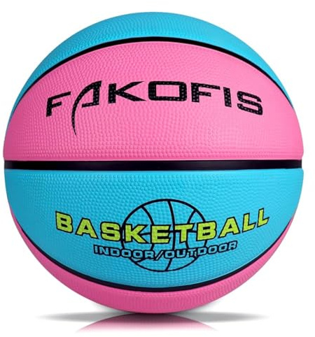 FAKOFIS Basketball Size 3 Outdoor Indoor Street Basketball, Arena Training Adult Beginners Basketballs