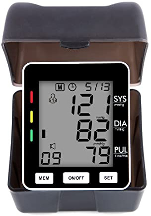 Orandore Wrist Blood Pressure Monitor Digital Display with Adjustable Cuff, Blood Pressure Machine Cuff Wrist Accurate Machine with 2 Users 99 Memory