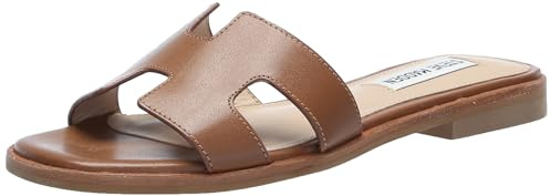 Steve Madden Women's Hadyn Sandal, Cognac Leather, 9 UK