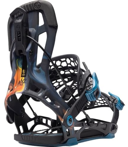 Flow NX2 TM Hybrid '23 Snowboard Bindung, Farbe:Blueflame, Größe:M