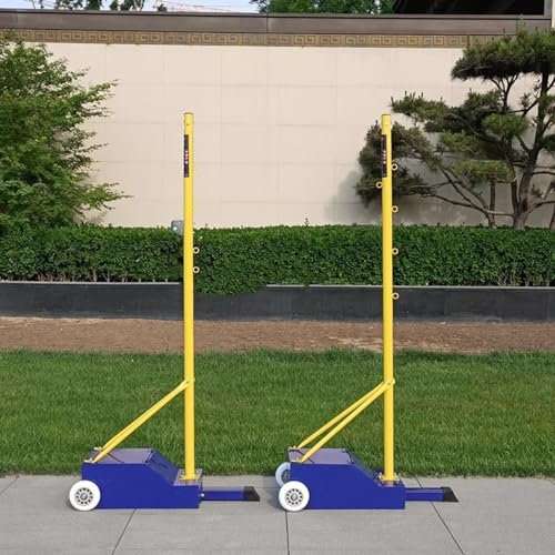 Badminton-Netzständer, Outdoor-Badmintonnetz mit Ständer, Familie, Freunde, Volleyball/Pickleball/Tennis/Ballspiel, Sport-Zugausrüstung, höhenverstellbar 1,5 m – 1,7 m