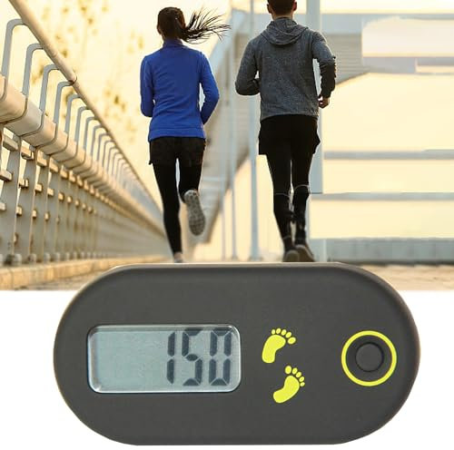 WYFCR Mini Walking Pedometer, 3D Pedometer for Walking, Mini Fitness Steps Counting, ultra-low energy consumption, Accurate Step Counter with Display for Steps for Seniors Men Women