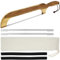 Wooden Bread Bow Saw Stainless Steel Serrated Sourdough Bread Saw Sourdough Bread Slicer Wooden Handle Bread Bow Cutter Bread Bow Saw for Homemade Bread Bagels (B)