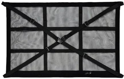 ZORVUJI Red Techo Furgoneta Camper Doble Capa, Almacenamiento en el Techo para Mantas y Accesorios Camper, Organizador de Red para SUV, Furgoneta Camper y Viajes Familiares (90 x 65 cm)